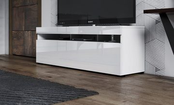 Platan Room Lowboard, 140 cm Board TV-Unterteil Hängend oder Stehend Fernsehschrank