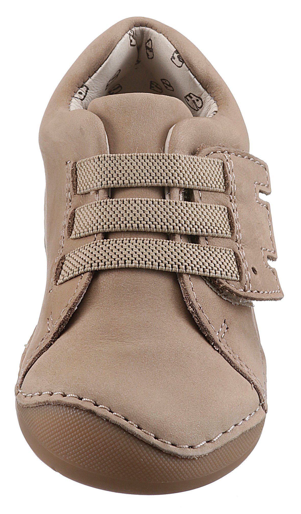 Lederinnensohle taupe Mittel Liso Lulu mit WMS: ELEFANTEN Lauflernschuh