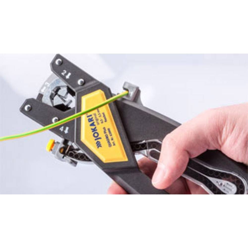Jokari Crimpzange QUADRO Plus Set 62000, Inkl. Kunststoffkoffer, Inkl. Aderendhülsensortiment