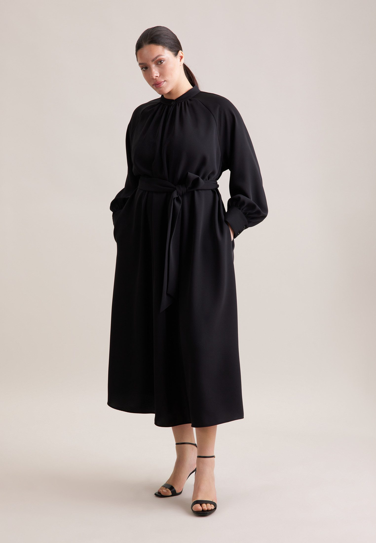 Sommerkleid Schwarze Rose
