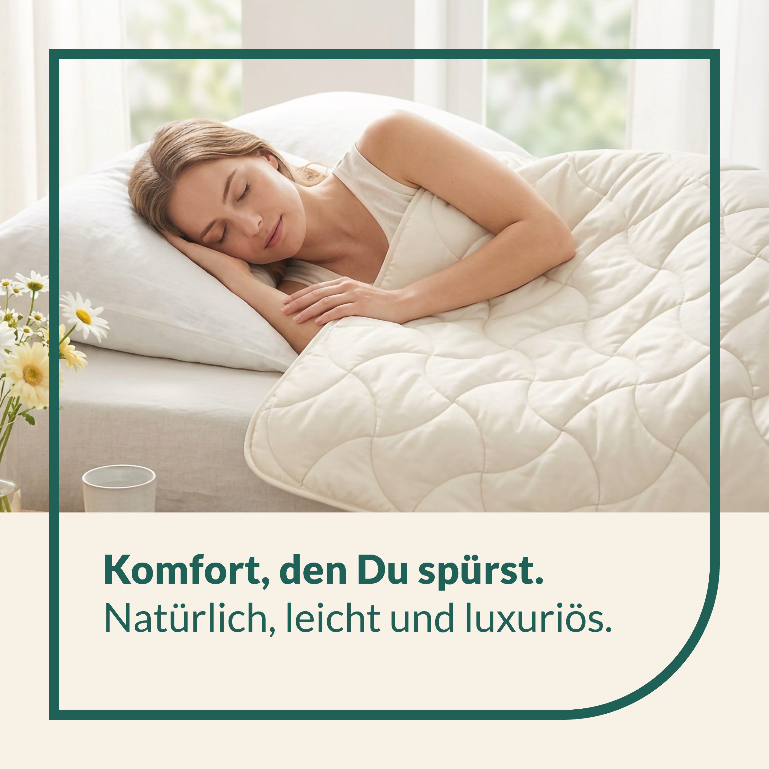 fan Naturhaarbettdecke Baby Alpaka, Bettdecke in 135x200 und weiteren Größen erhältlich, Füllung: 97% Alpaka & 3% sonstige Faser, Bezug: Bio-Baumwolle, Bettdecke aus Naturhaar hergestellt in Deutschland