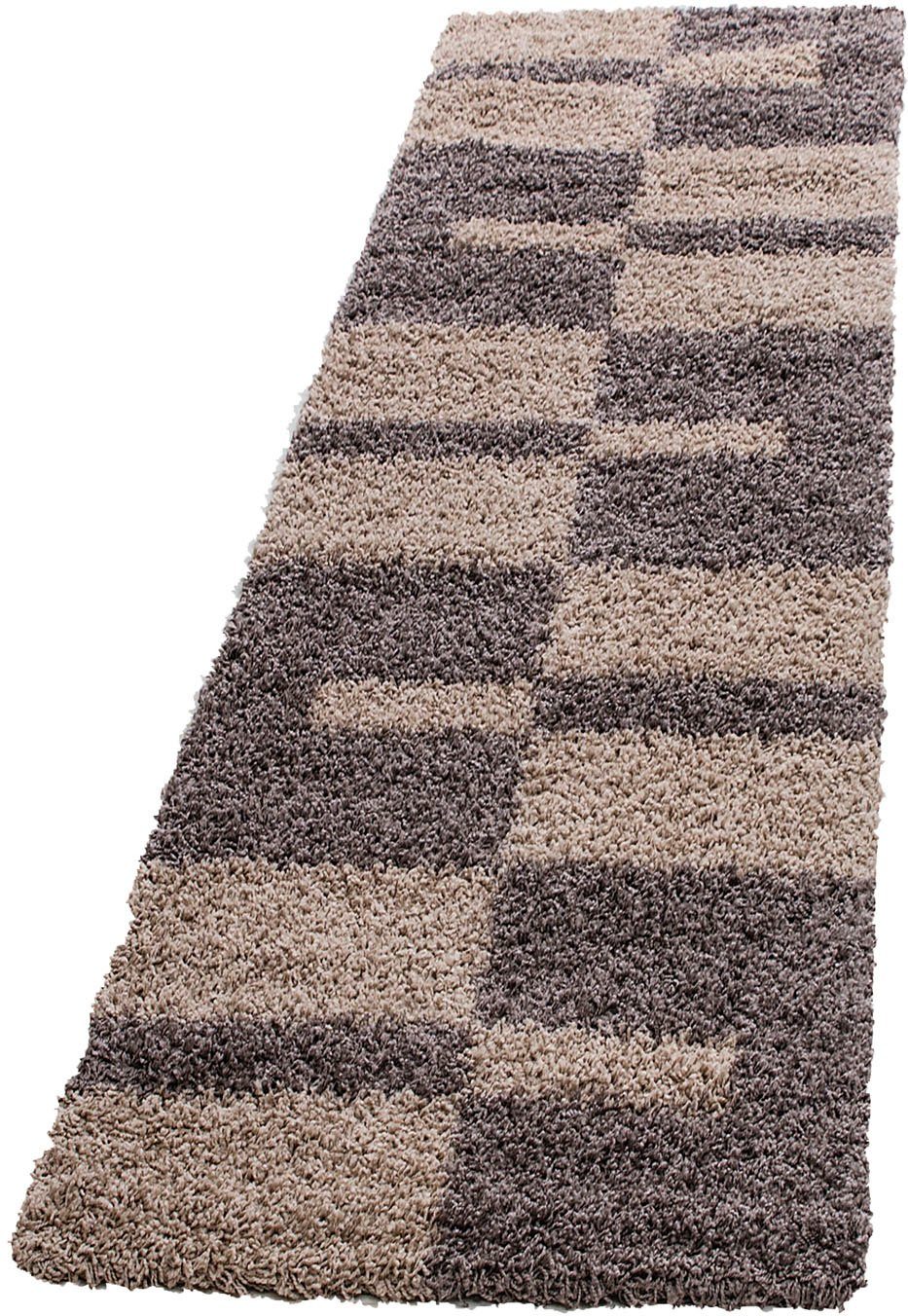 Hochflor-Läufer Gala Shaggy 2505, Ayyildiz Teppiche, rechteckig, Höhe: 30 mm, 80cm x 250cm (BxL)