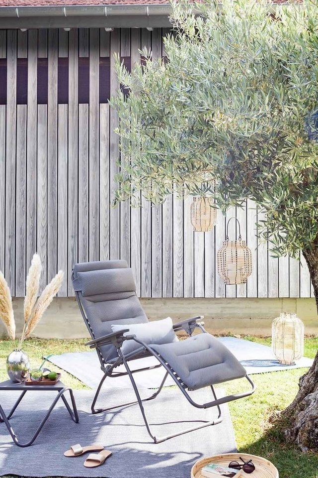 Lafuma Gartenstuhl Liegestuhl BE COMFORT FUTURA, Stahl, klappbar, Rücken-  und Fußlehne stufenlos verstellbar