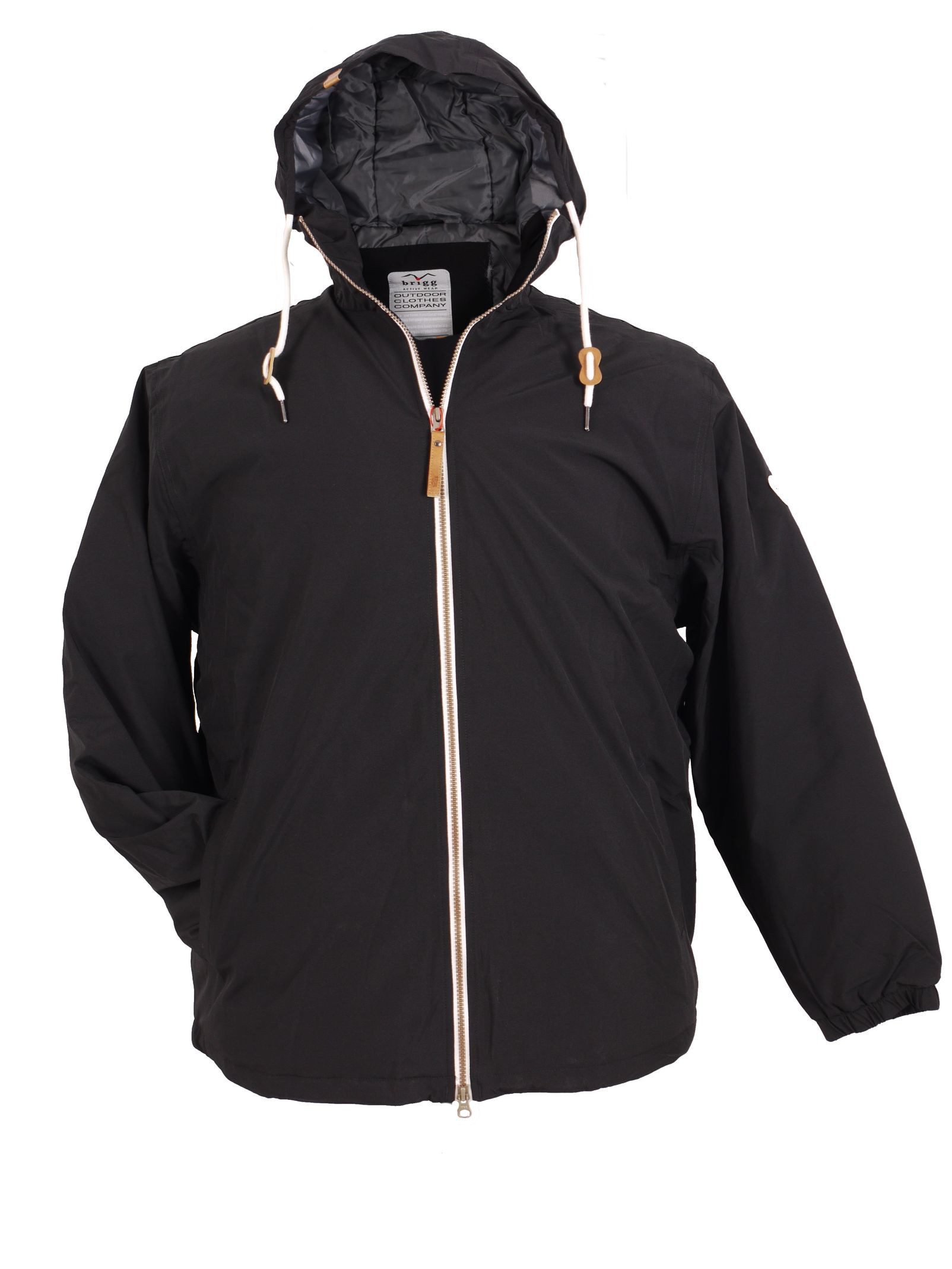 Brigg Outdoorjacke Outdoor Jacke leicht gefüttert in großen Größen von Brigg, schwarz