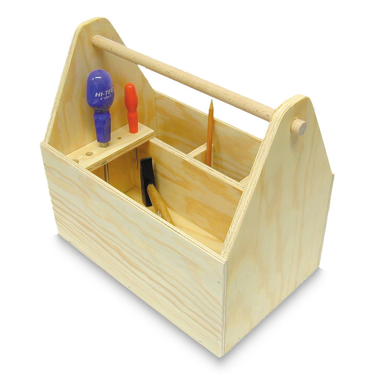 matches21 HOME & HOBBY Werkzeugkiste Bausatz für Kinder Holzbaukasten