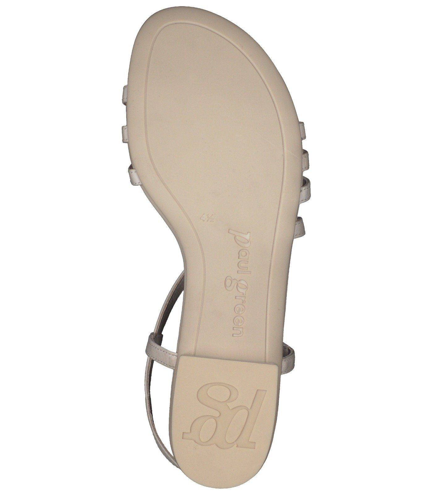 Paul Green Sandalen Glattleder Riemchensandalette Beige (063)