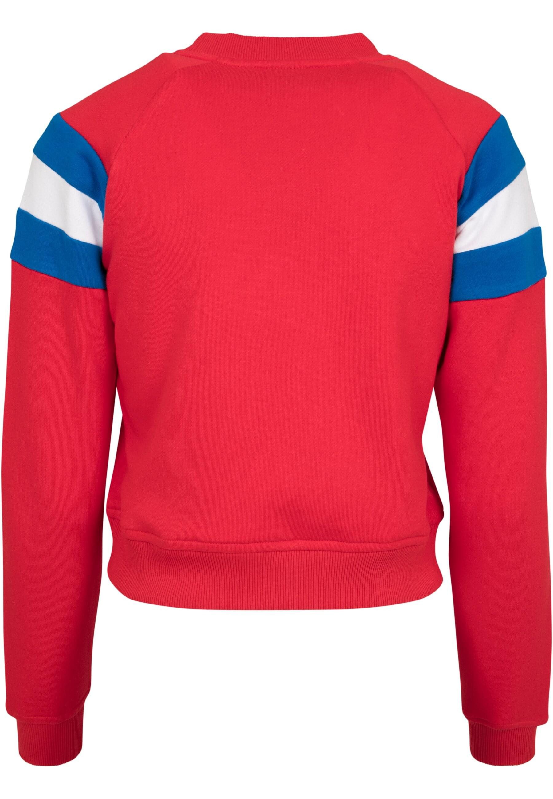 URBAN CLASSICS Sweatshirt Urban Classics Damen Ladies Sleeve Stripe Crew (1 günstig online kaufen