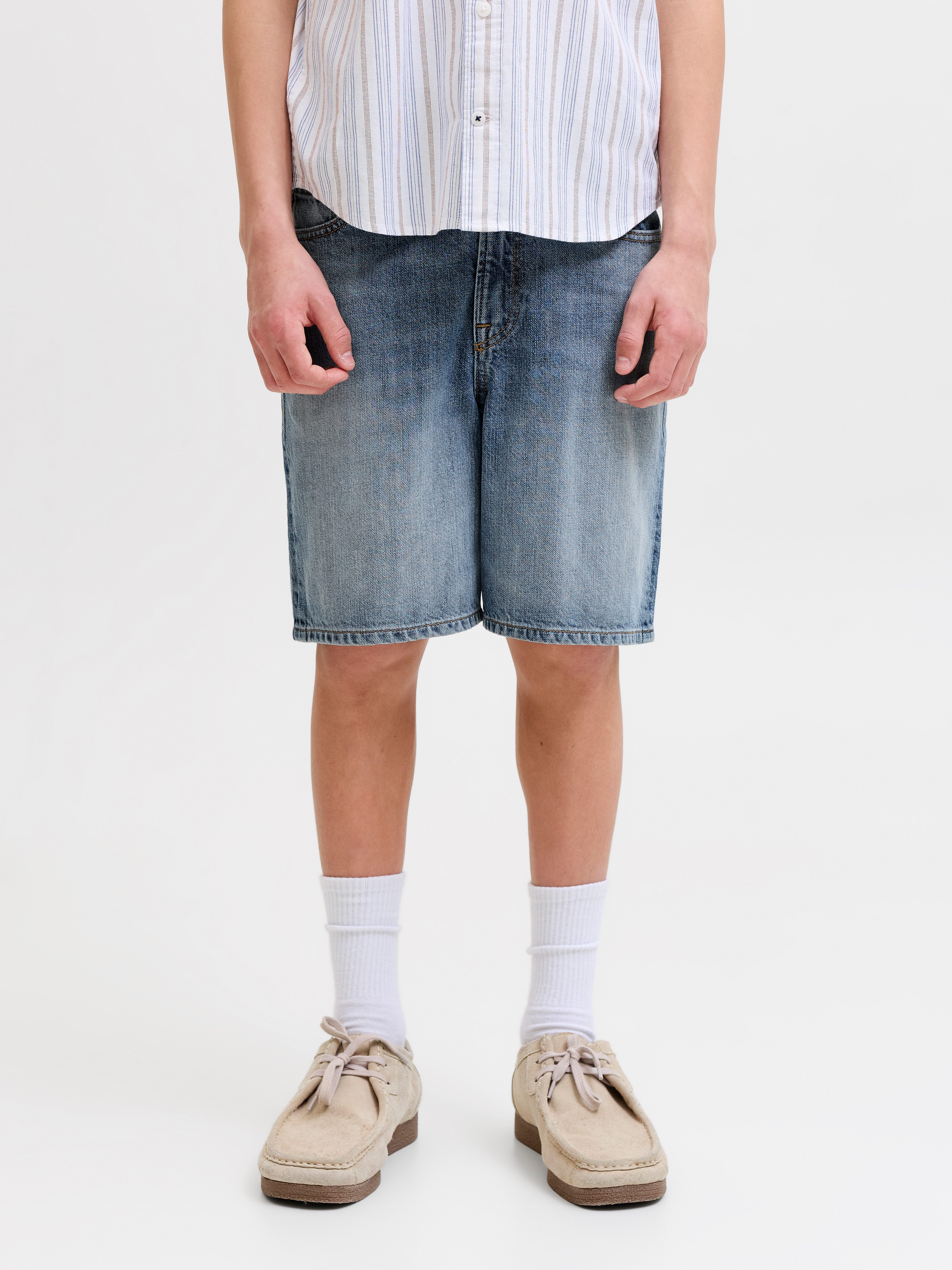 Jack & Jones Junior Shorts JJITONY JJORIGINAL SHORTS AKM 280 JNR mit lässigem Used-Look