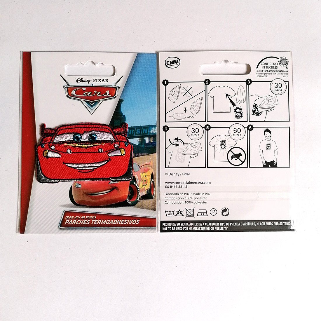 Aufnäher / Bügelbild CARS 3 RUST-EZE Disney rot 6,5x6,4cm Patches