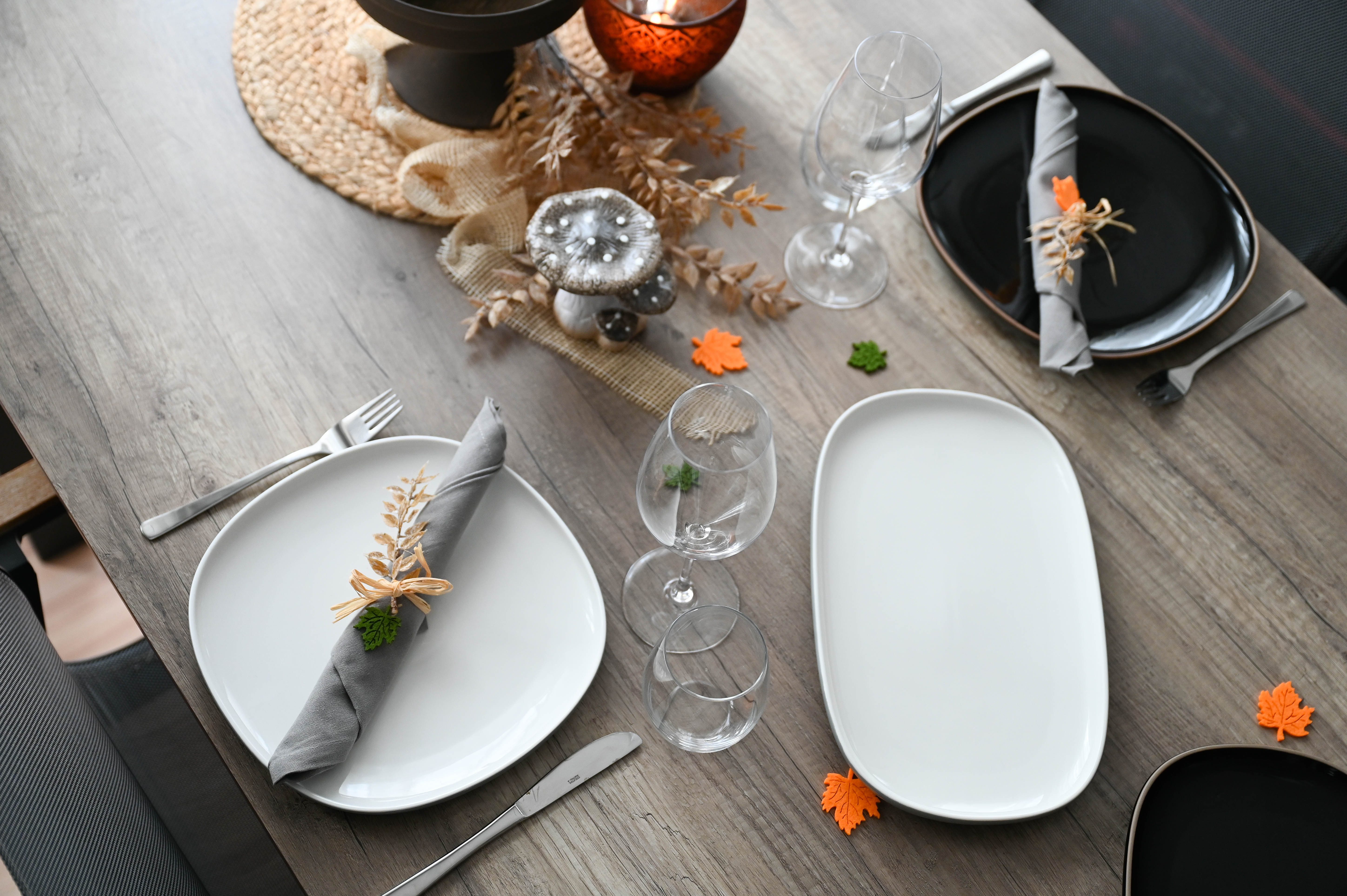 MÄSER Kombiservice ISORA, Kombiservice, Keramik (16-tlg), 4 Personen, Keramik, Geschirr-Set, Service