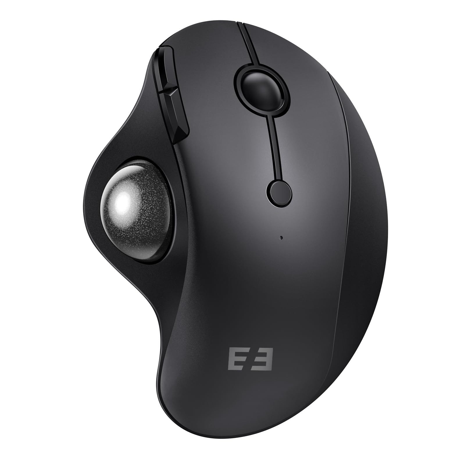 Seenda Kabellose Trackball Maus - Ergonomisch, Wiederaufladbar, Multi-Geräte Maus (Bluetooth & 2.4G USB, Präzise Zeigersteuerung für Mac/Windows/Android)
