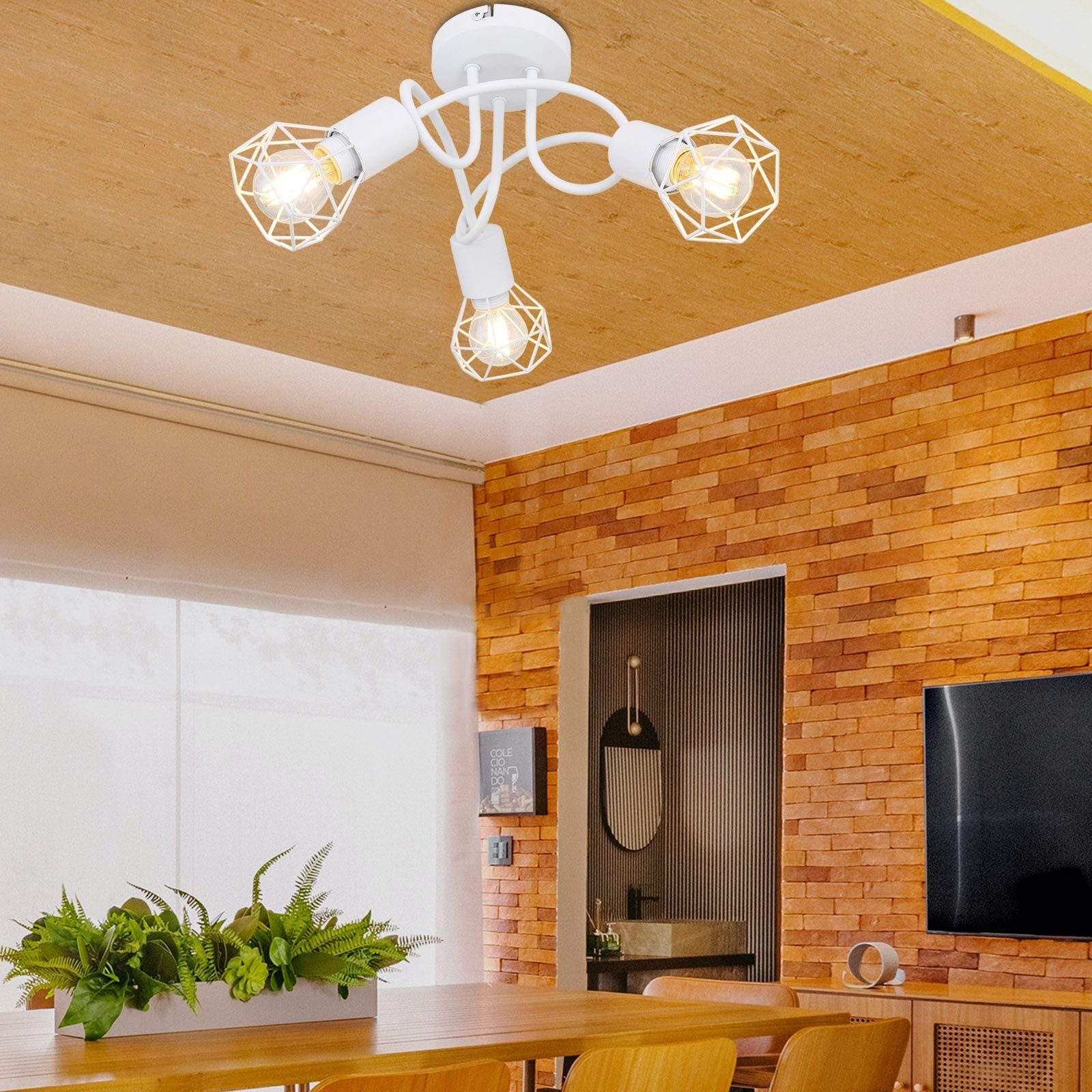 Deckenlampe modern, ist Globo Küche, GLOBO Flur Schlafzimmer, Lichtfarbe ohne Deckenleuchte abhängig Leuchtmittel, Deckenleuchte Leuchtmittel, Wohnzimmer Esszimmer, vom