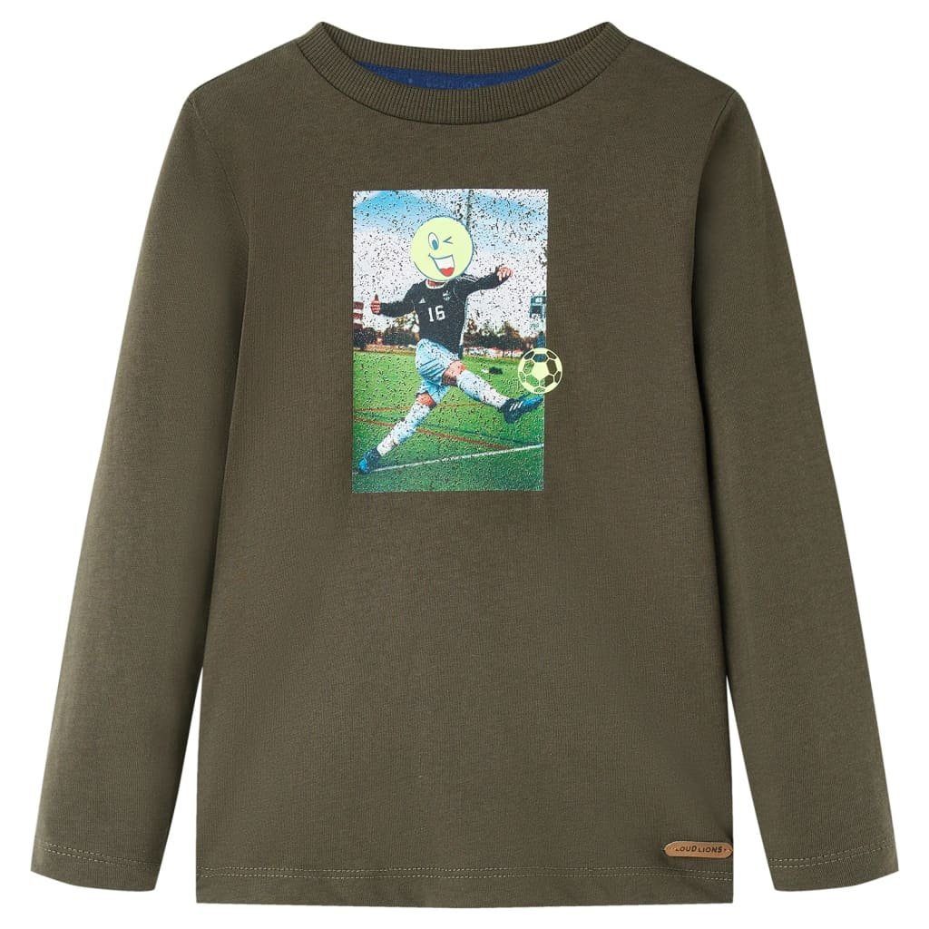 Langarmshirt Kinder-Langarmshirt Khaki 116