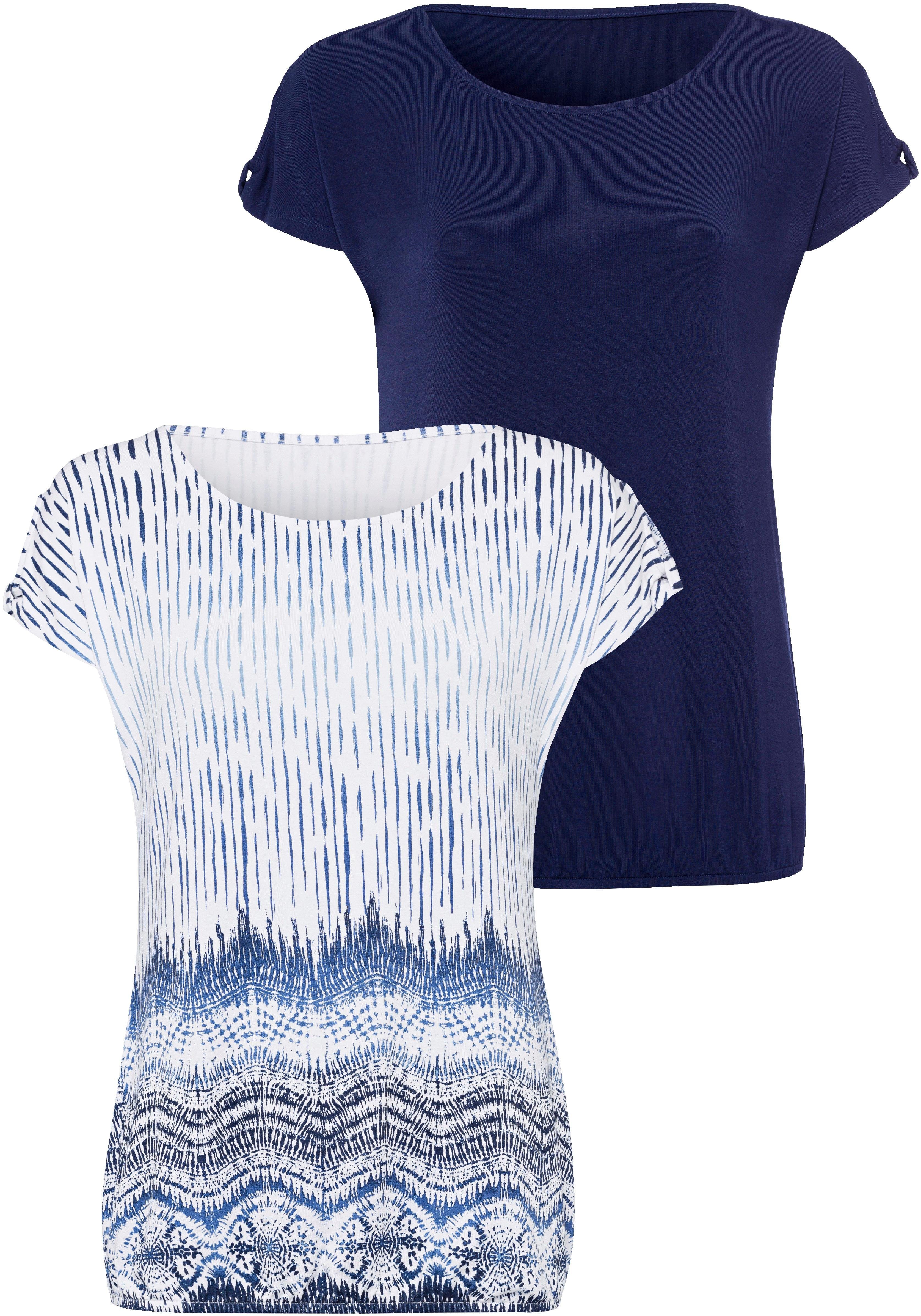 T-Shirt mit kleinem Cut-Out am Ärmel