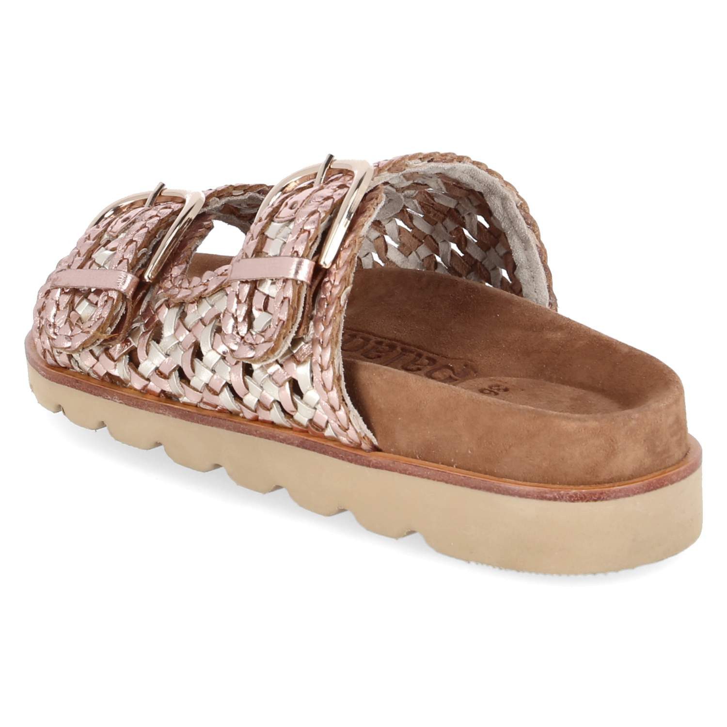 Palado Palado Flache Pantoletten 6RS0060702 7300 Damen Glattleder copper Pantolette – Bild 3 von 5