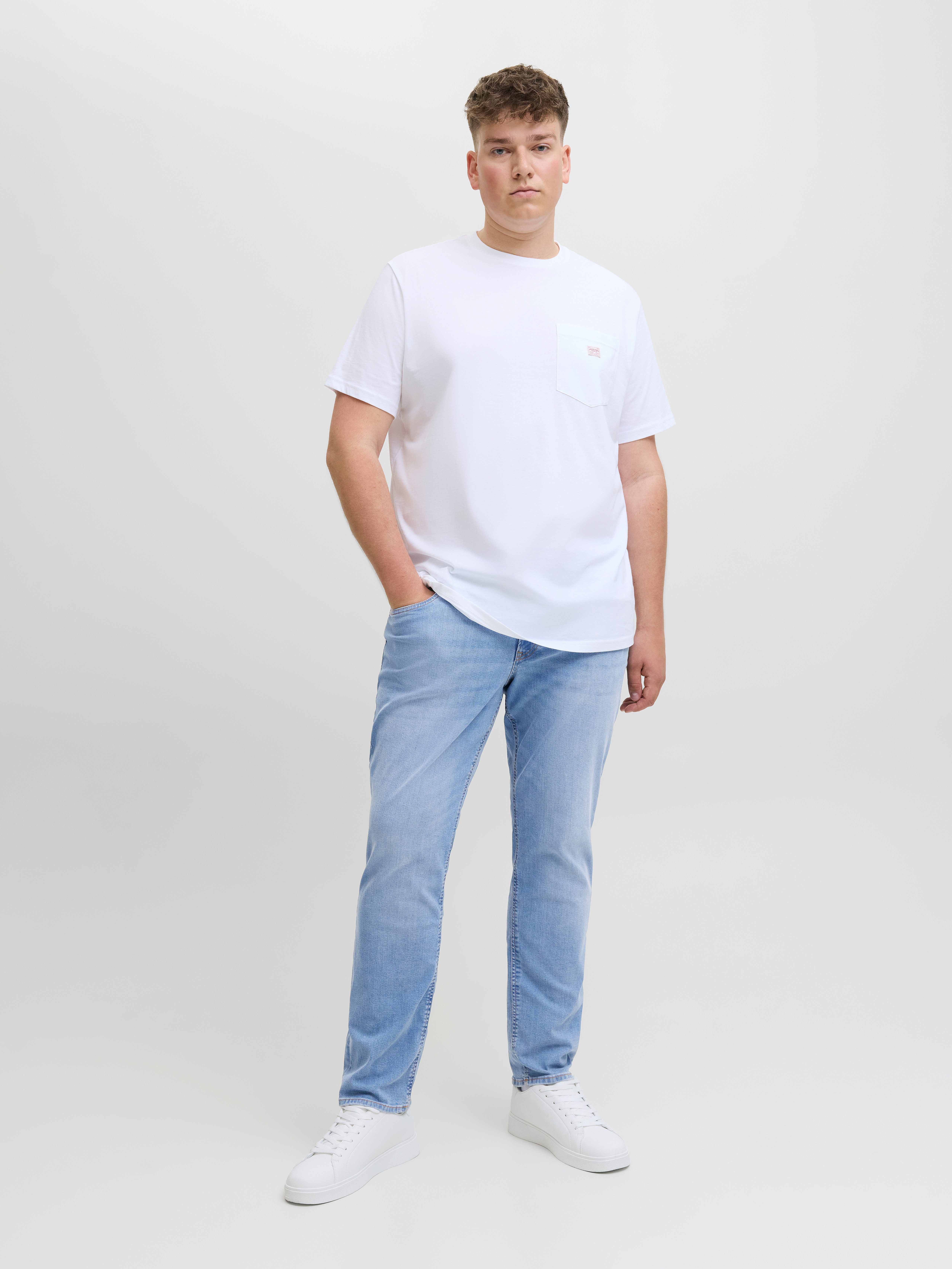 Jack & Jones PlusSize Slim-fit-Jeans JJIGLENN JJORIGINAL MF 071 NOOS PLS