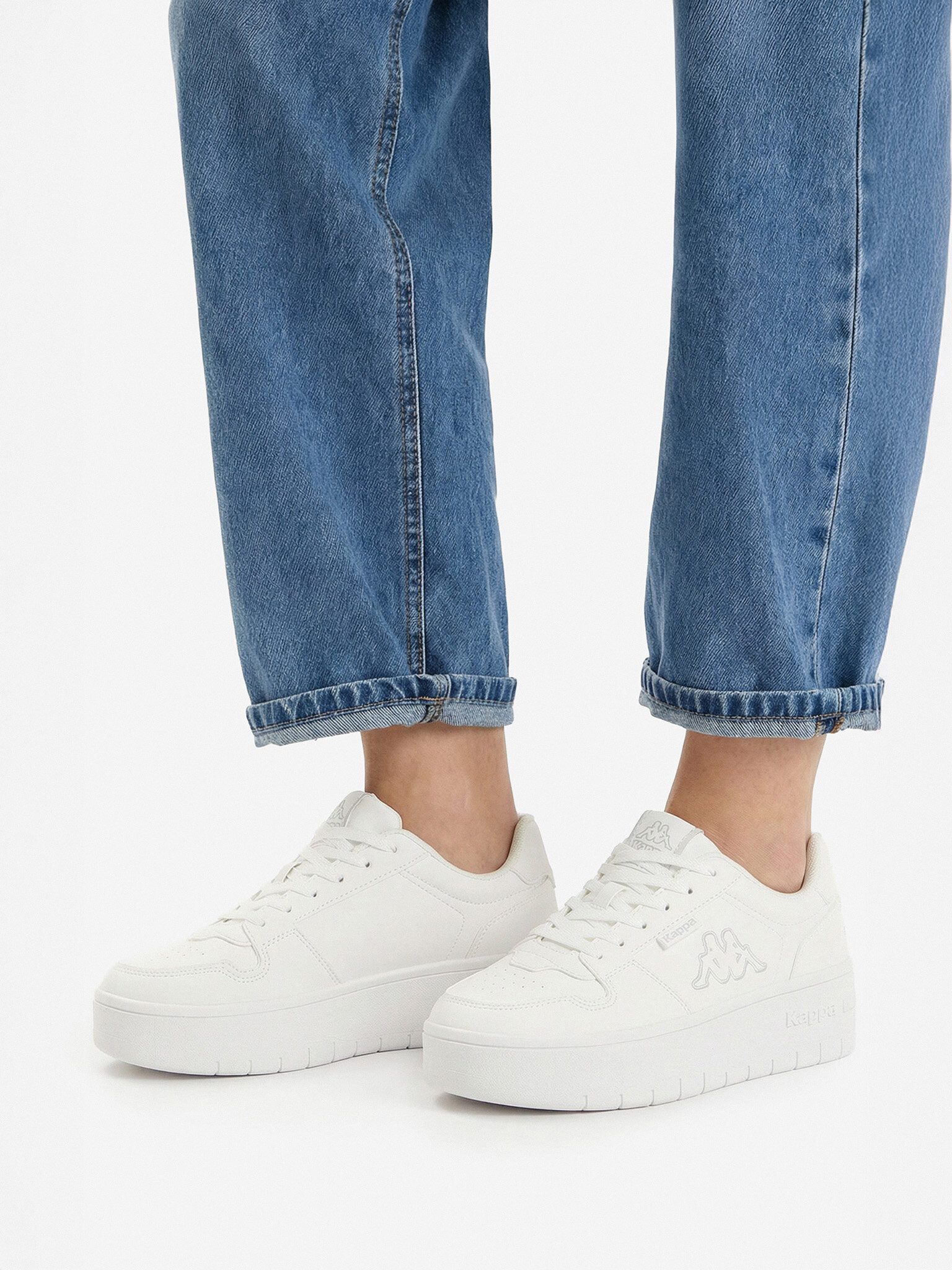 Kappa Kappa Damenschuhe Weiß KAPPA-CEOWB-SS24-3C017 Weiß Sneaker