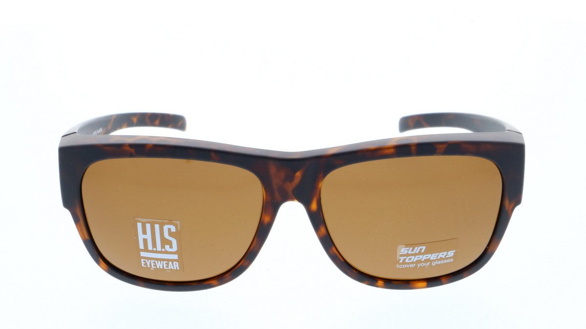 HIS Eyewear Sonnenbrille HIS Suntopper HP79100-2 – Havanna, braune Gläser, UV-Schutz 58-16