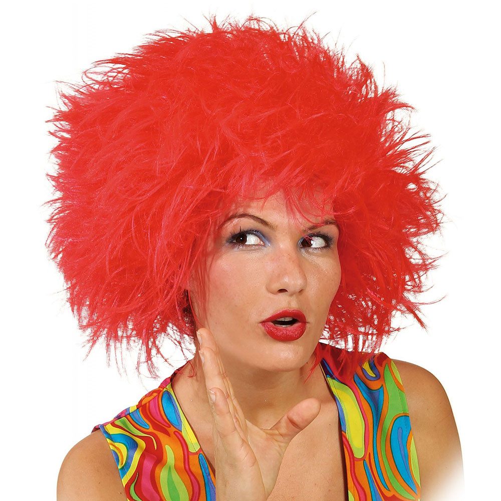 Orlob Kunsthaarperücke Perücke Clown struppig rot