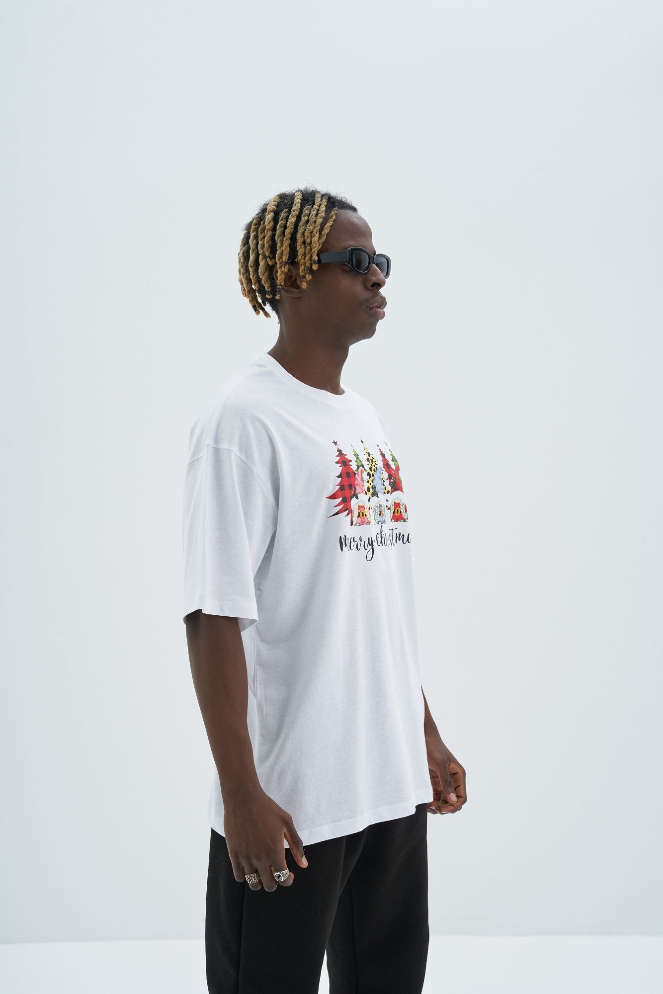 OSSY HOMER T-Shirt Ossy Homer 100% Baumwolle Weihnachten T-Shirt Merry Christmas Unisex