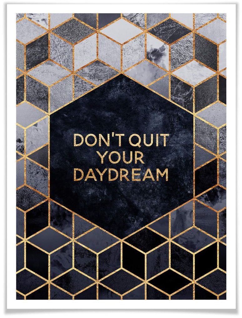 Daydream, Wall-Art Schriftzug Poster St) Don´t Quit (1