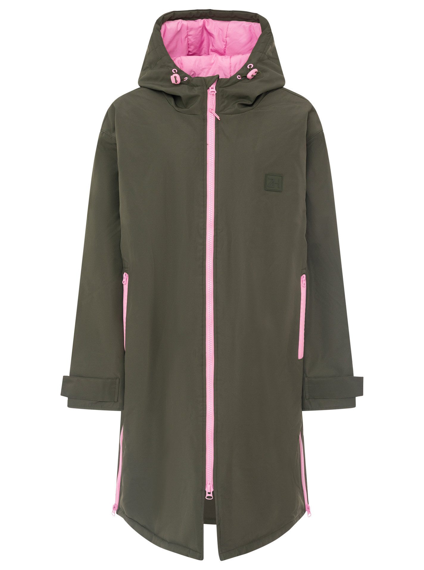 Zwillingsherz Funktionsjacke Oversize Windjacke ZH (leichte Version) Kapuze, Reißverschluss, Seitliche Taschen