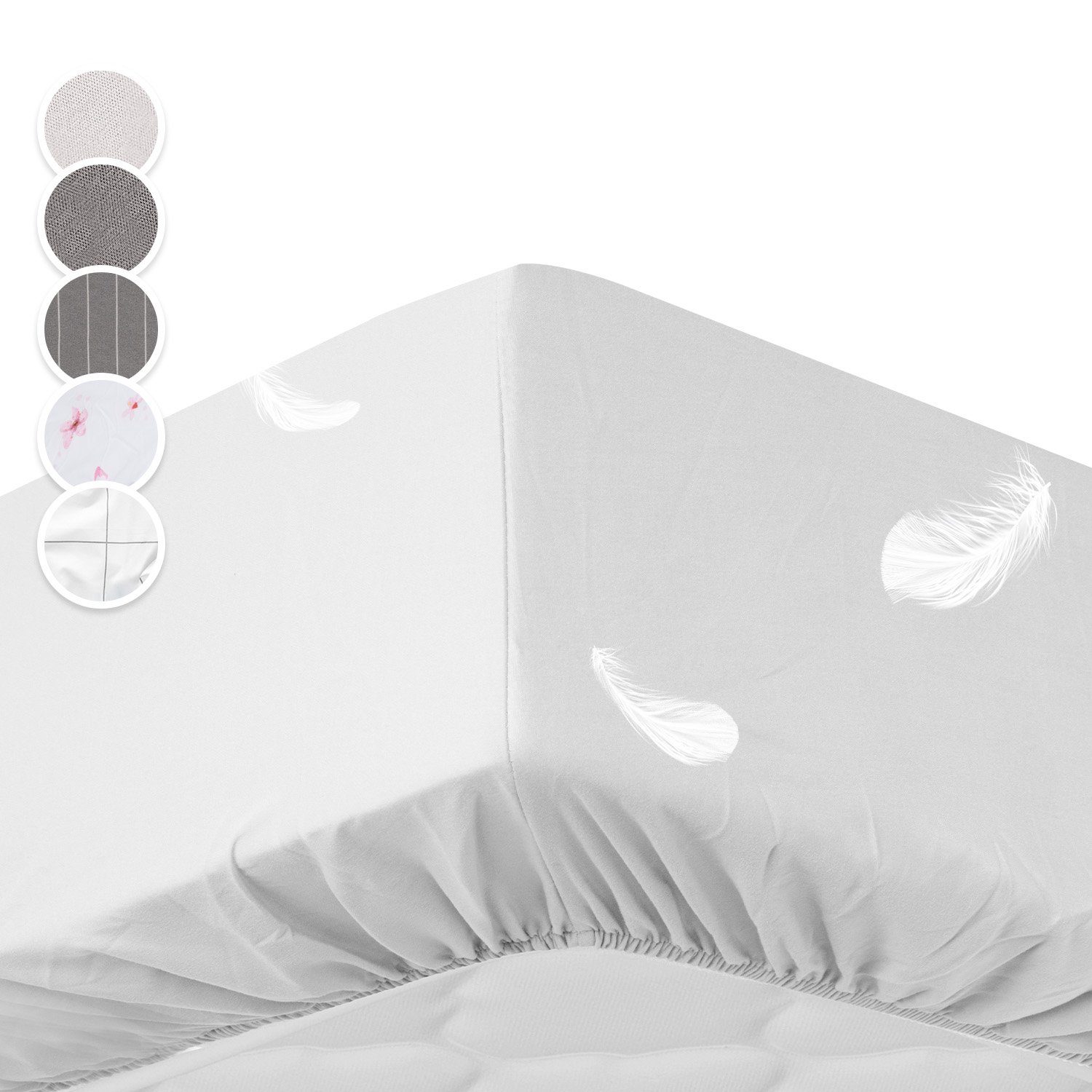 Bettlaken Soft Wonder-Edition, sleepwise, Mikrofaser-Fleece, Gummizug: rundum, Bettlaken mit Gummizug