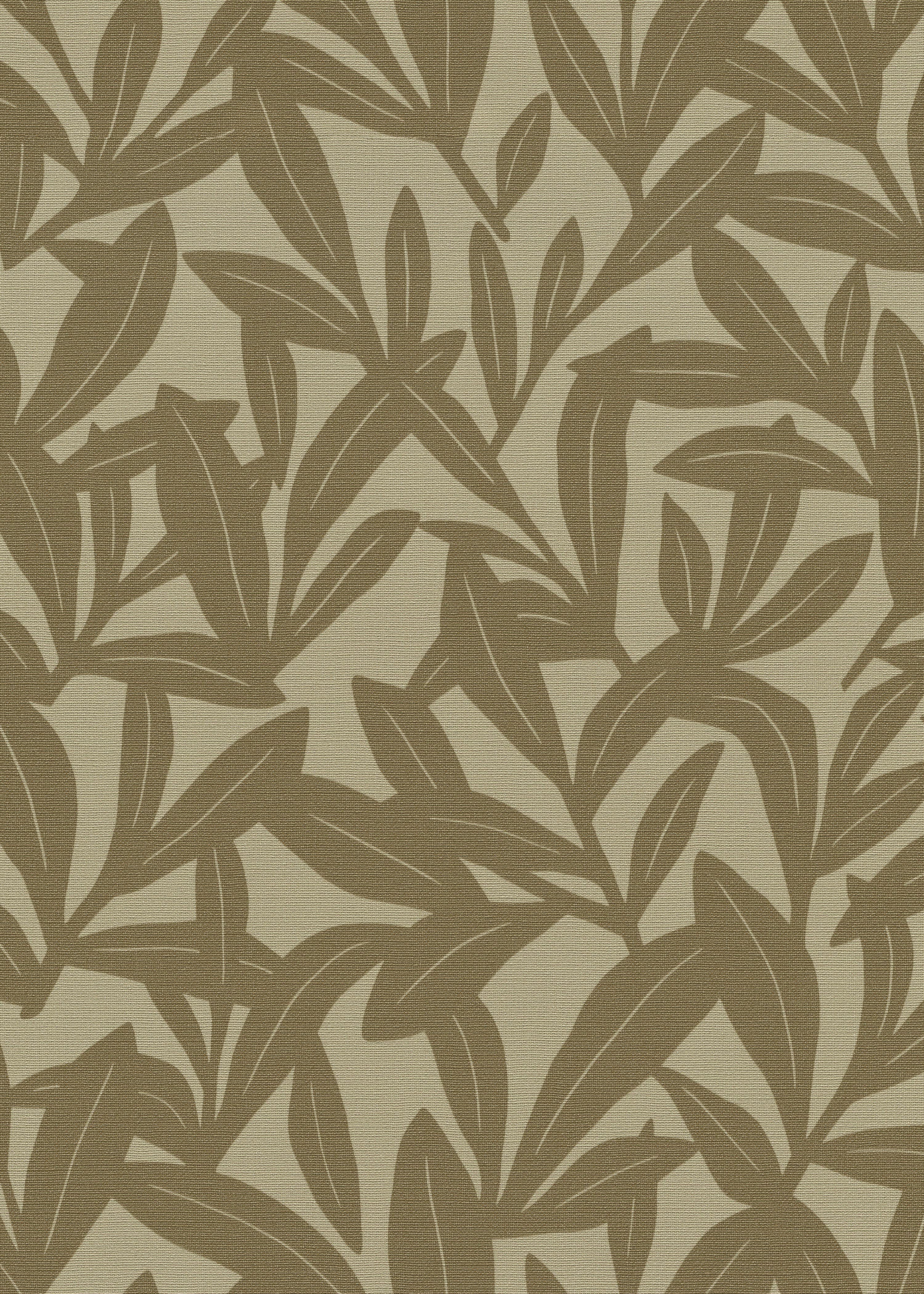 Erismann Vliestapete Botanische Tapete Blattmotiv olivgrün Erismann 1052124