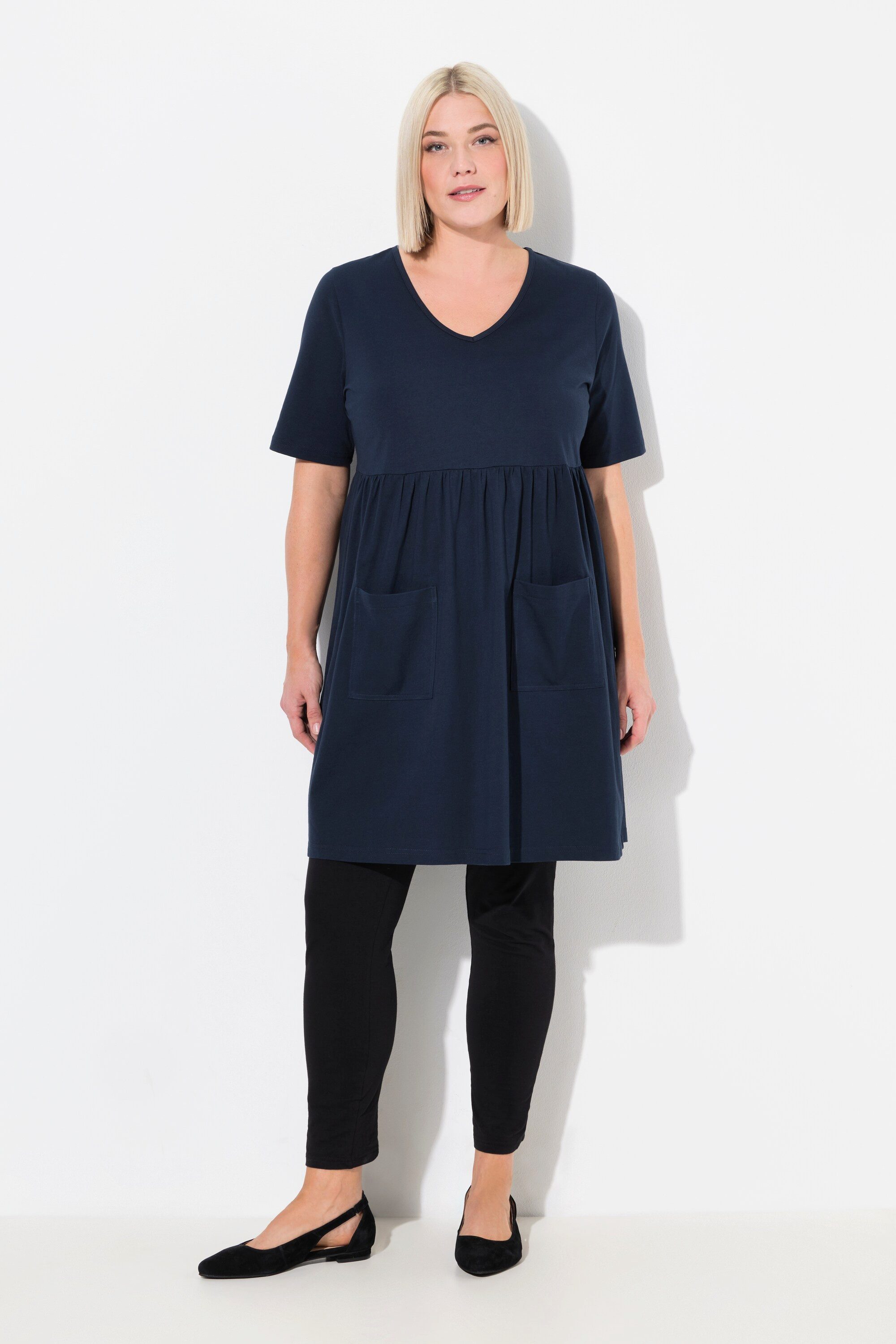 Ulla Popken Longshirt Longshirt Empirenaht A-Linie günstig online kaufen
