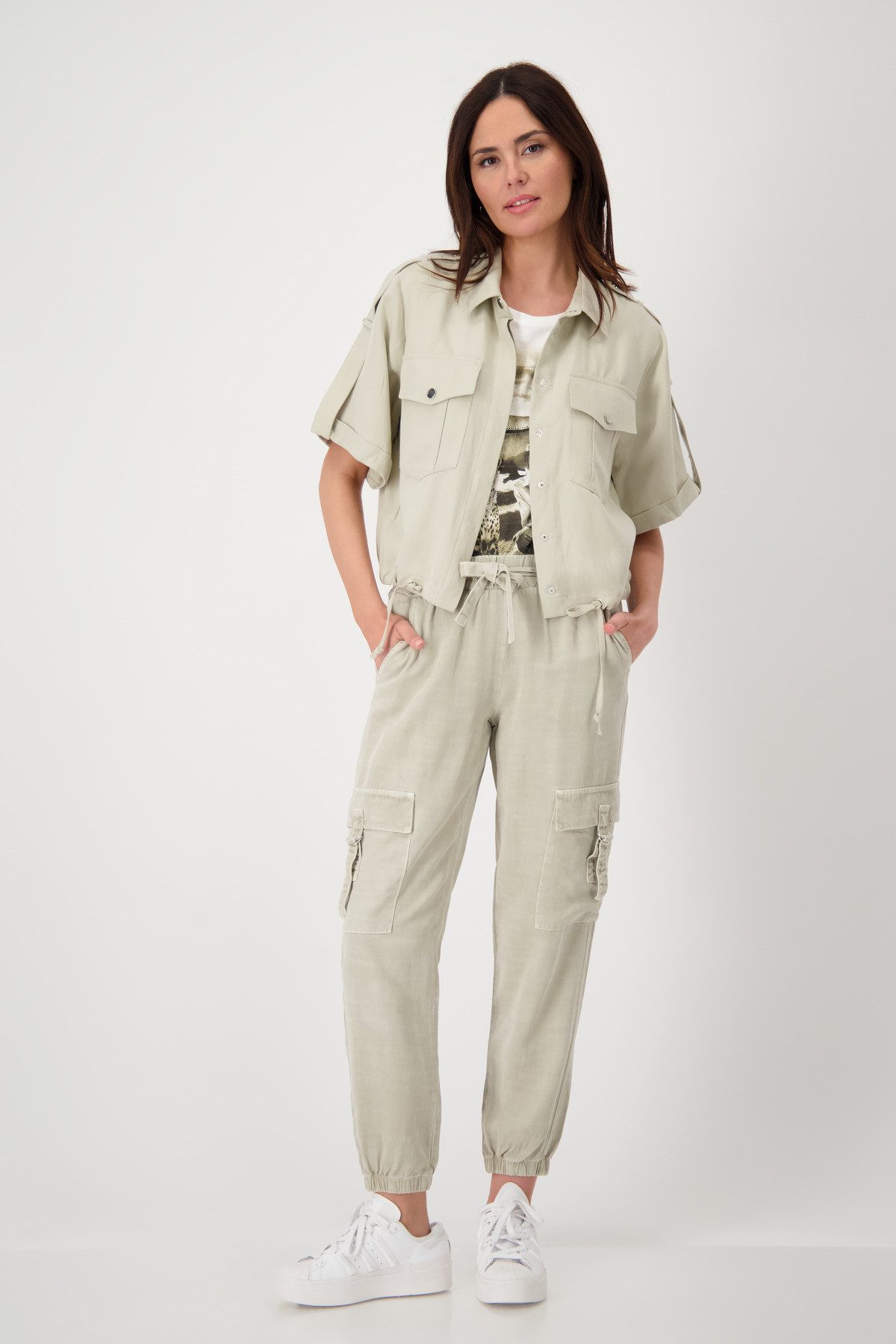 Monari Kurzarmbluse Bluse günstig online kaufen