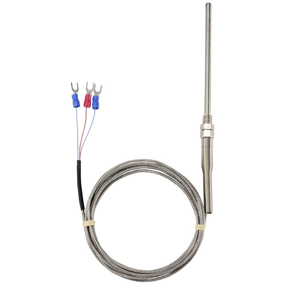 Sygonix Heizkörperthermostat Temperaturfühler PT100, 5 x 100 mm, 3-adrig SY-6085070