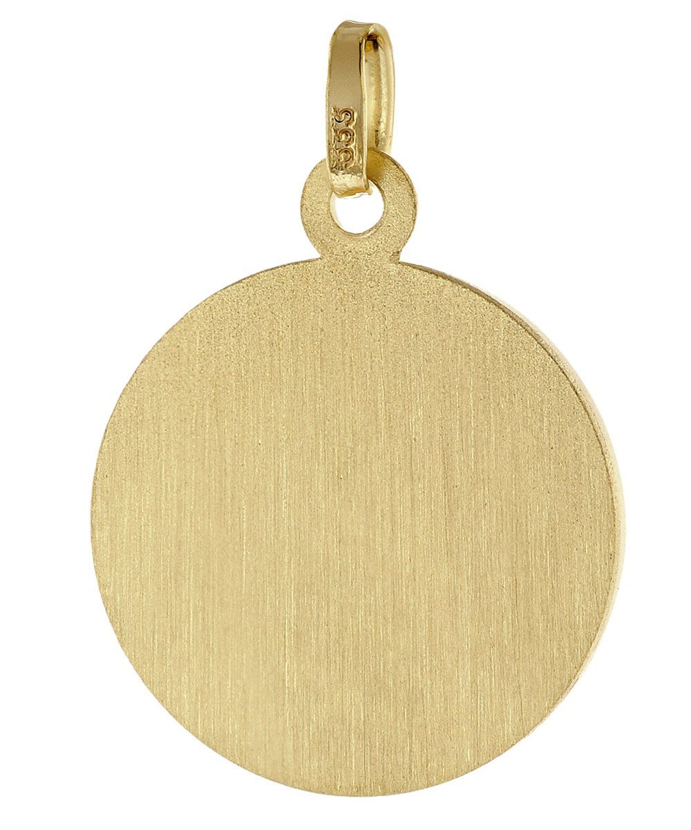 Anhänger Anhänger 333 mm goldplattierter an 18 Ø Schutzengel Kette mit Kette Gold trendor