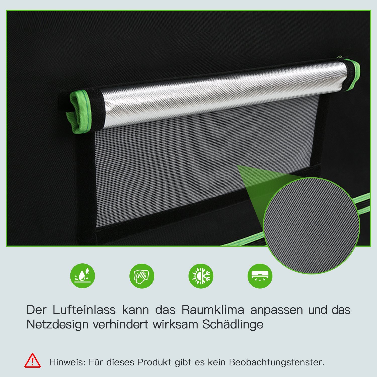 Clanmacy Gewächshaus Growbox Pflanzenze...