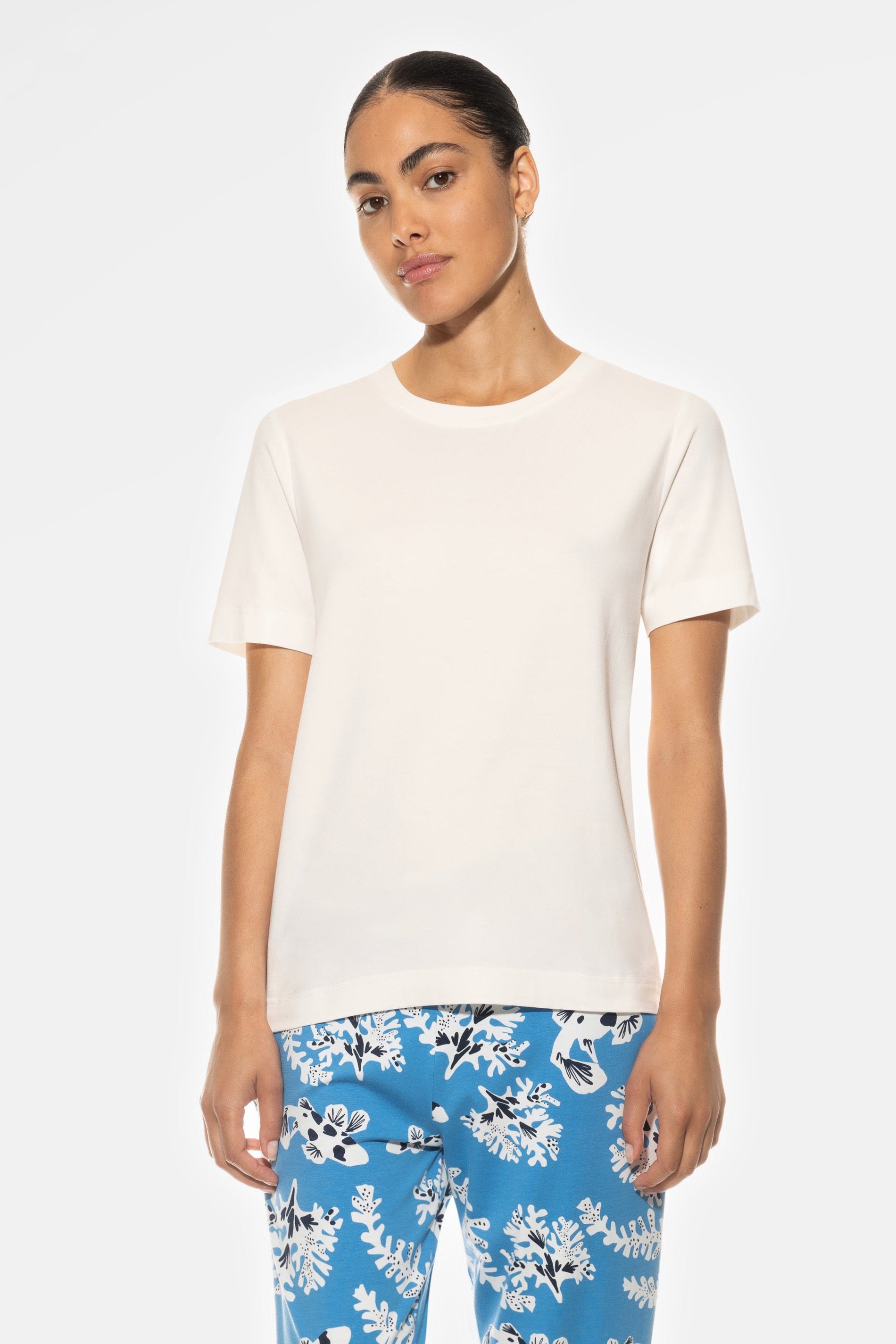 Mey Pyjamaoberteil Damen Serie Tessie Unifarben (1-tlg) Basic Shirt, zeitlo günstig online kaufen