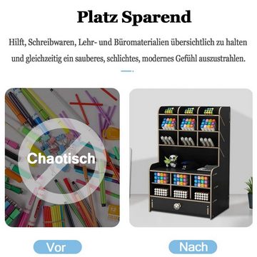 zggzerg Stauraumregal Stift-Organizer-Caddies für Büro,Haus und Schule