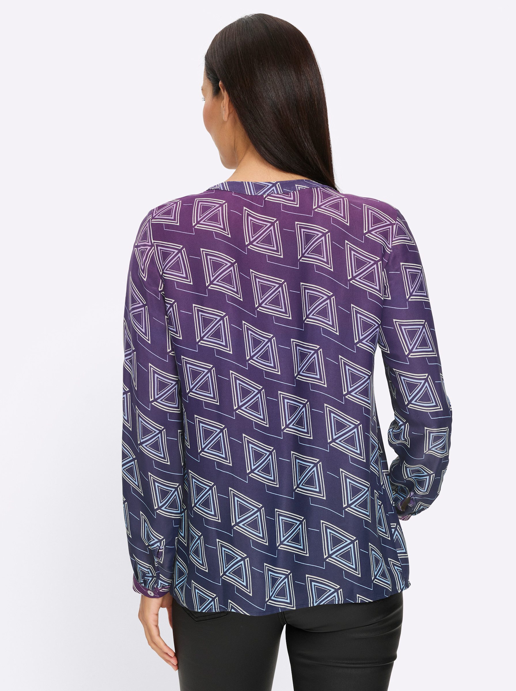 heine Klassische Bluse Druckbluse Langarm