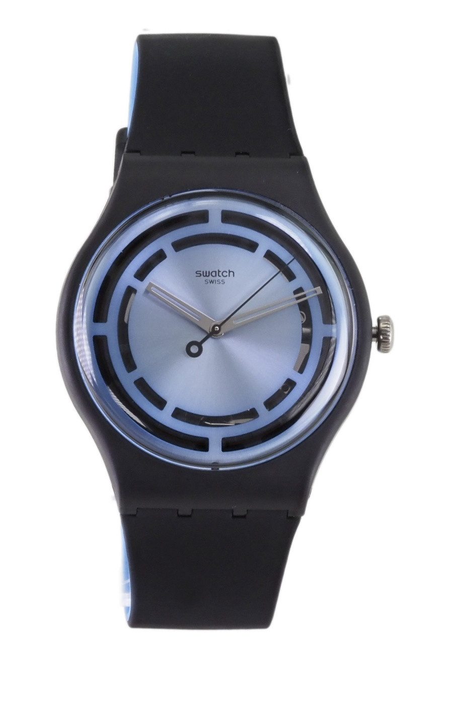 Swatch Quarzuhr Swatch Herren Quarz Uhr S032B118 CIRCLED LINES X28