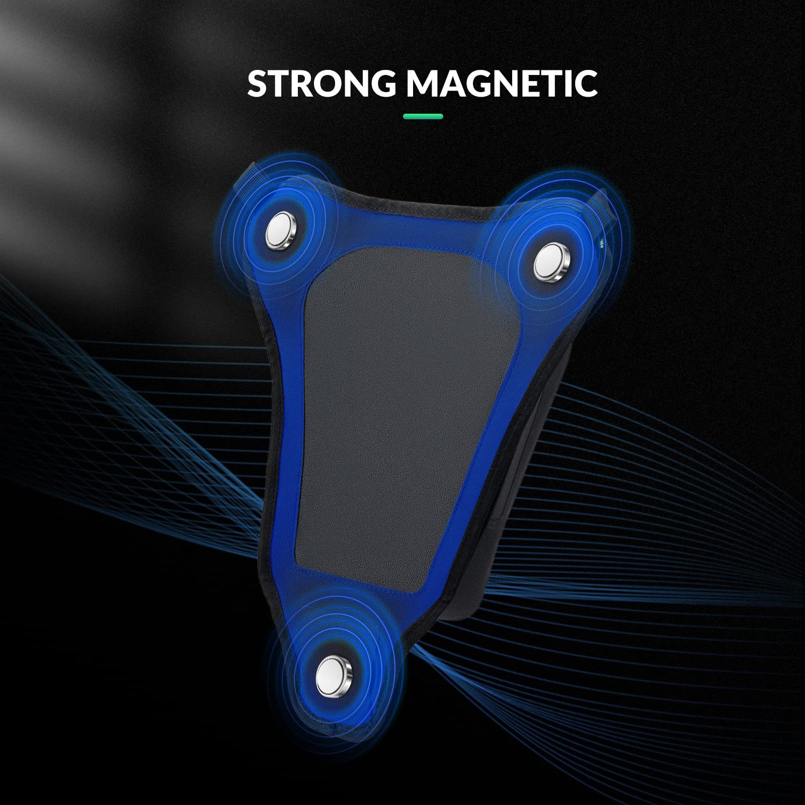 ROCKBROS Tankrucksack Starke magnetische Motorradtasche, reflektierend (1-tlg), Wasserdicht Magnet Tanktasche Motorrad mit Schultertragegurt