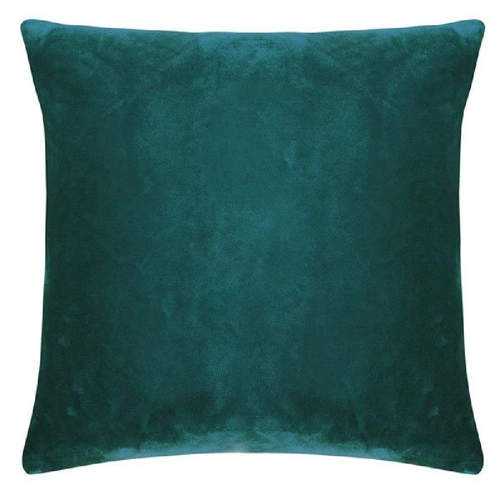PAD Dekoobjekt Kissenhülle Smooth Samt Petrol Blau (50x50cm) günstig online kaufen
