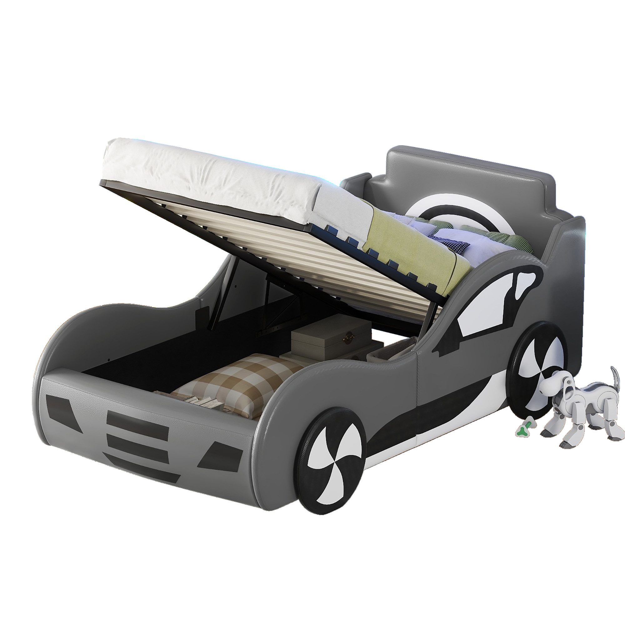REDOM Kinderbett 90 x 200 Flachbett, günstig online kaufen
