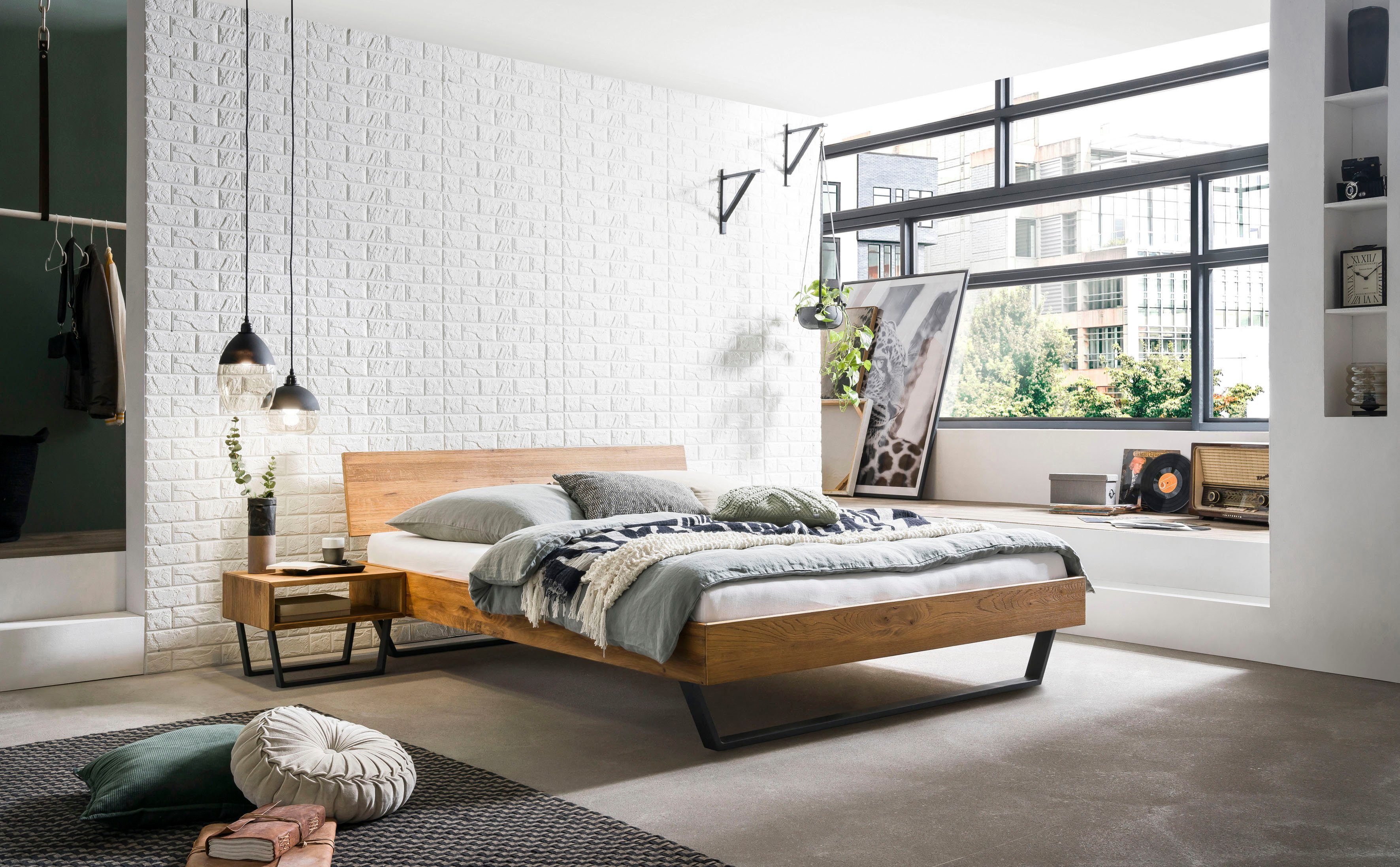 HASENA Massivholzbett "Asti" mit einer Fußhöhe von 20 cm günstig online kaufen