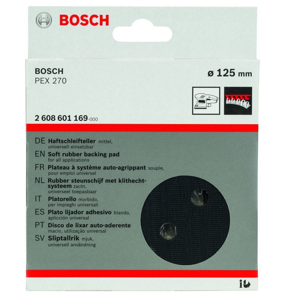 BOSCH Exzenterschleifer Bosch Schleifteller für PEX 270 125 mm