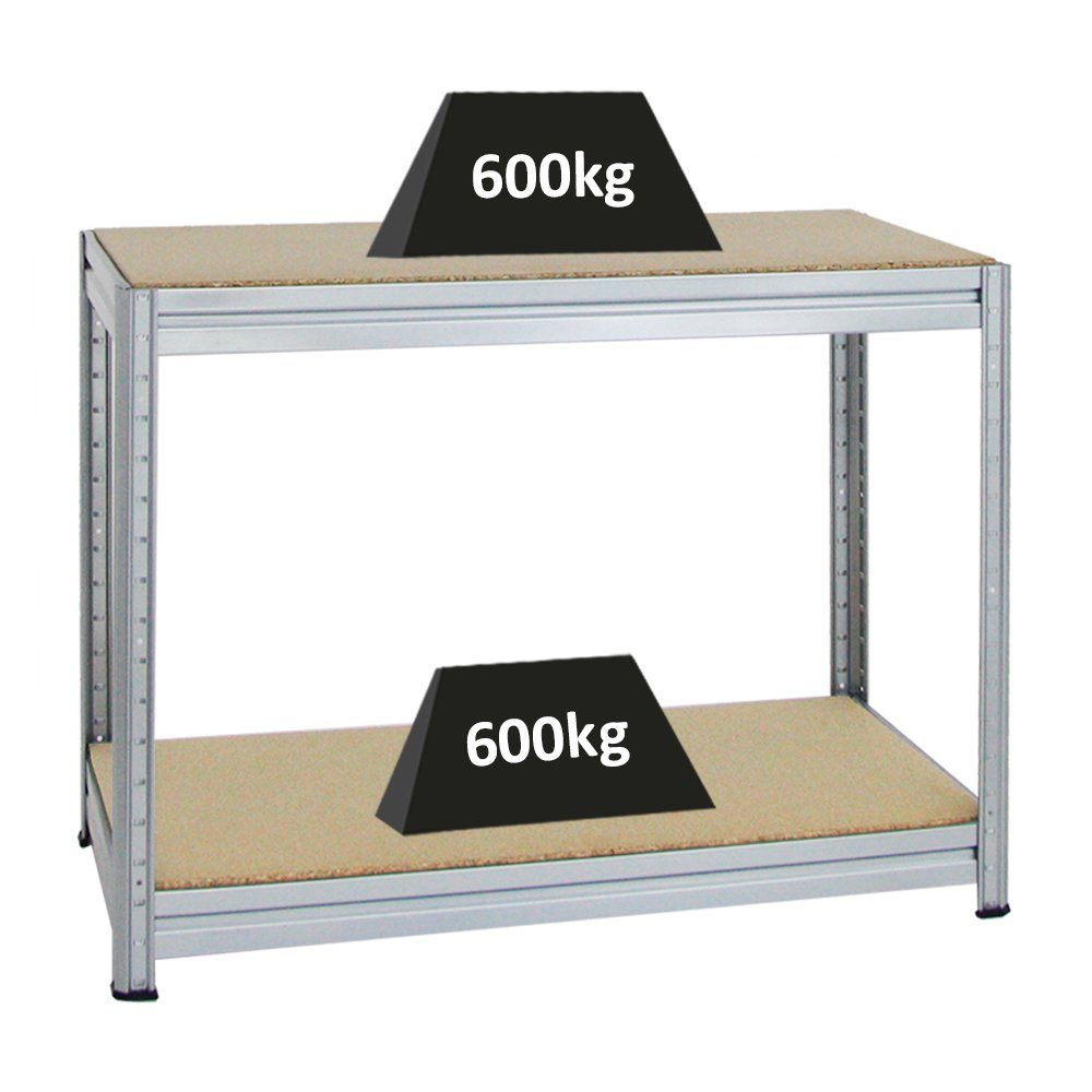 PROREGAL® Werkbank Höhenverstellbare Werkbank DINO 90x120x60cm günstig online kaufen