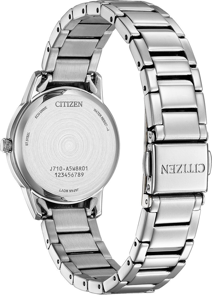 Citizen Solaruhr FE1241-71X, Armbanduhr, Damenuhr, Edelstahlarmband, Datum
