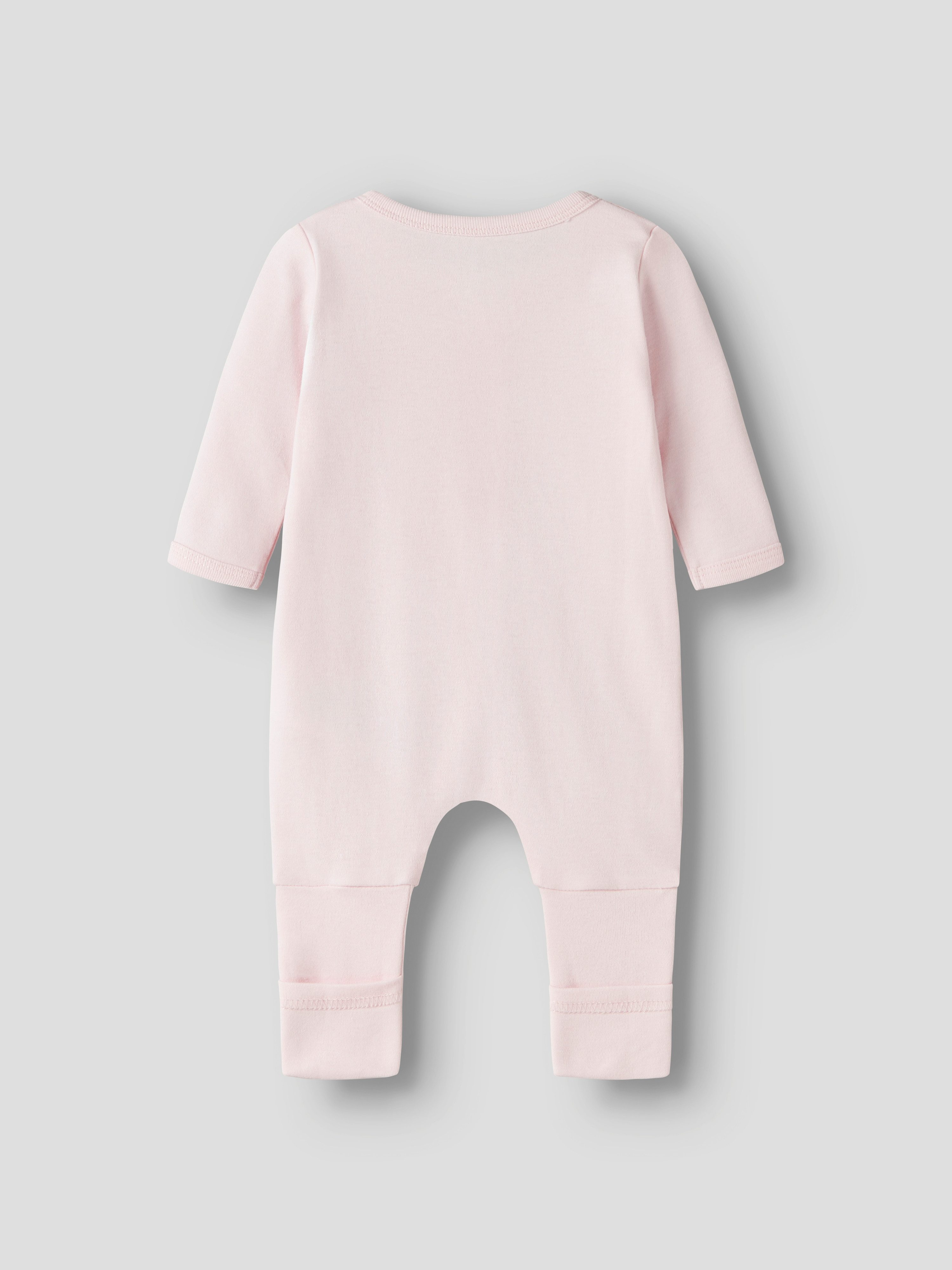 Name It Schlafanzug NBFNIGHTSUIT 2P ZIP FF SWAN NOOS (Packung, 2 tlg) aus Baumwolle, bequeme Passform, mit Reißverschluss und Kinnschutz