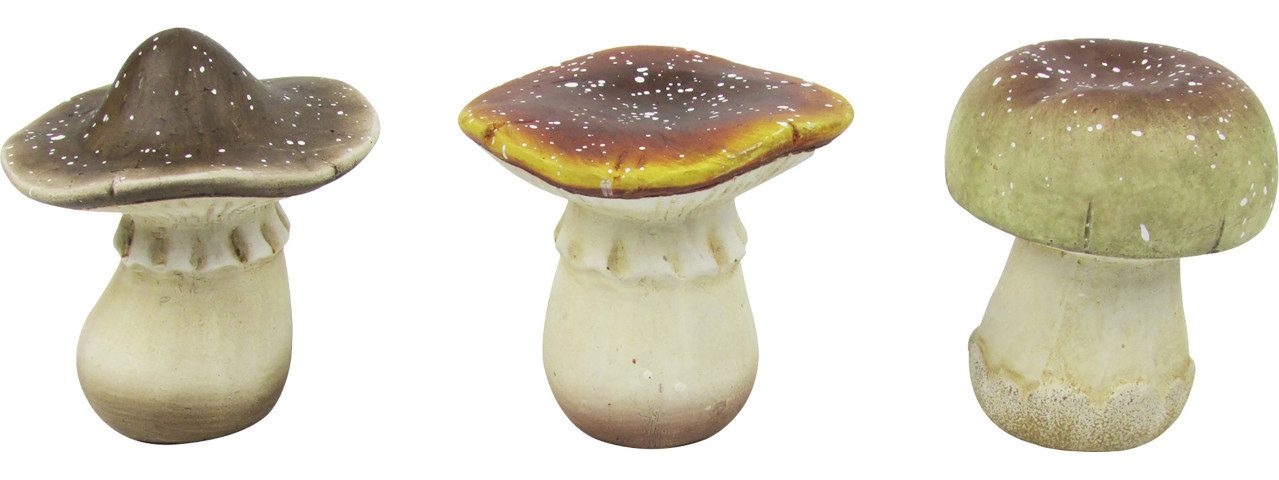 Rodermund Dekofigur Pilz aus Keramik 8-10 cm