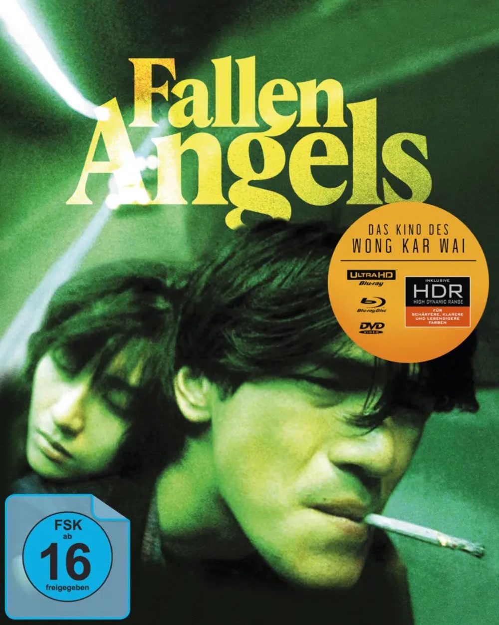 Blu-ray Fallen Angels (Wong Kar Wai), 1 UHD-Blu-ray + 1 Blu-ray + 1 DVD...