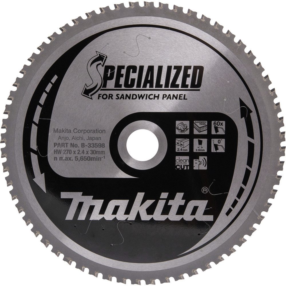Makita Kreissägeblatt Makita B-33598 Kreissägeblatt 1 St.