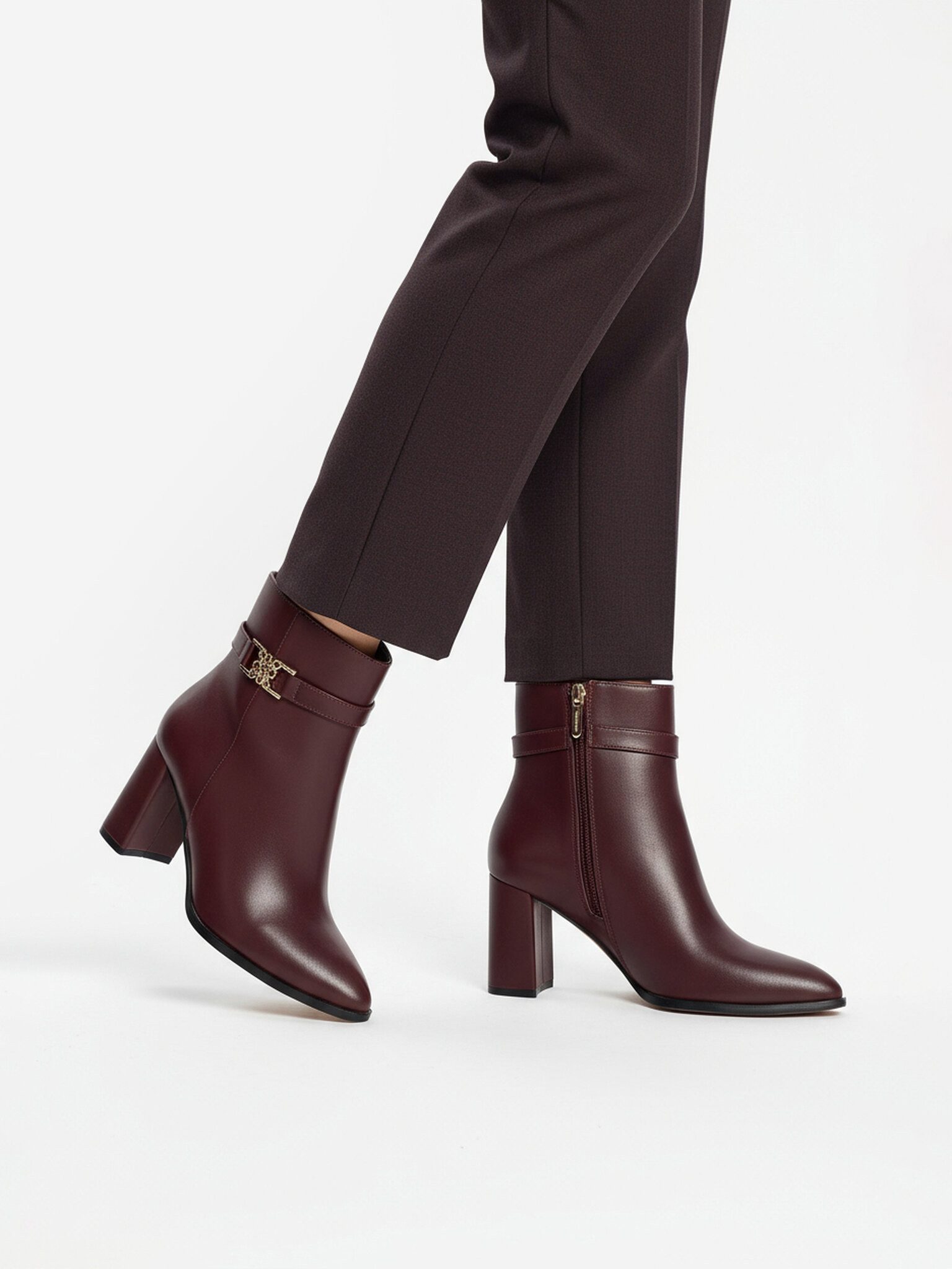 Nine West Nine West Women's Burgundy Ankle Boots CEO - NASIRA-01 Stiefel