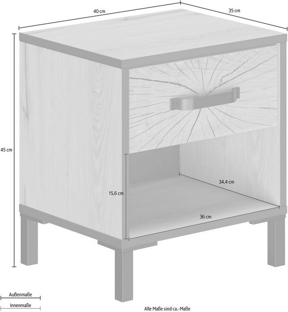 Gami Nachttisch »Armor«-Otto
